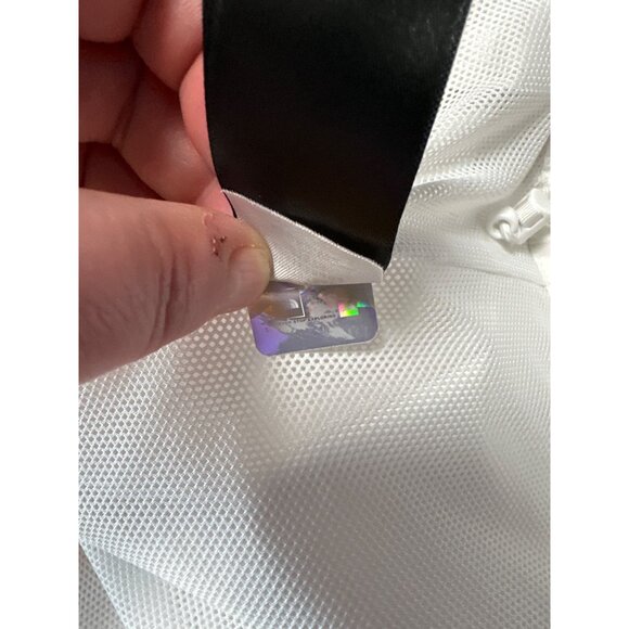 The North Face Mens White Windbreaker Jacket Zip-Up With Hood Size M - Picture 15 of 16